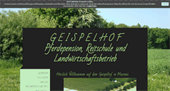 Desktop Screenshot of geispelhof.ch