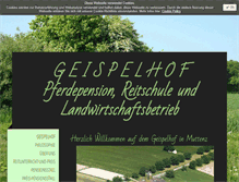 Tablet Screenshot of geispelhof.ch